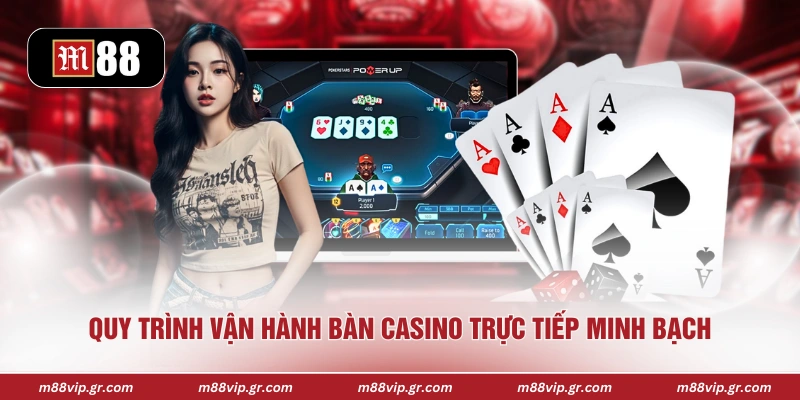 Live Casino M88 - Trải Nghiệm Cá Cược Trực Tuyến Đỉnh Cao Quy trình vận hành bàn casino trực tiếp minh bạch